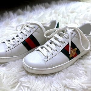 Gucci ACE Bee Sneakers Size 6